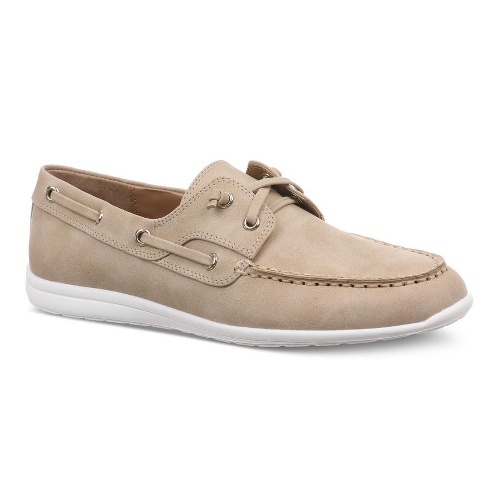 Beige Boat Shoes